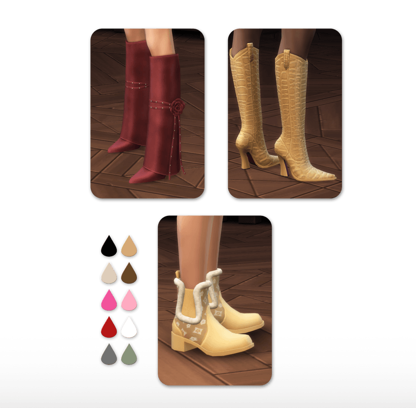 Галерея мода Сет обуви Alessia Shoe Set #1